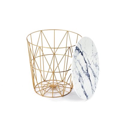 Журнальний стіл Halmar HARISSA Marmur Білий - 4 Журнальний стіл Halmar HARISSA Marmur Білий V-CH-HARISSA_G-LAW-BIAŁY фото - 4