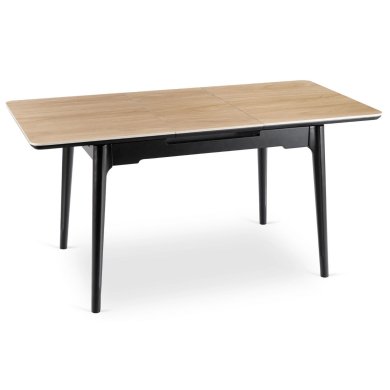 Раскладной обеденный стол Mebel Elit SAMER Черный ME.SAMER/D/CZ/CER/S120-160 фото - 2