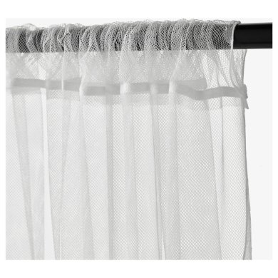 IKEA Тюль LILL 280х300 см 2 шт Белый (ИКЕА LILL) 10070262 фото - 2