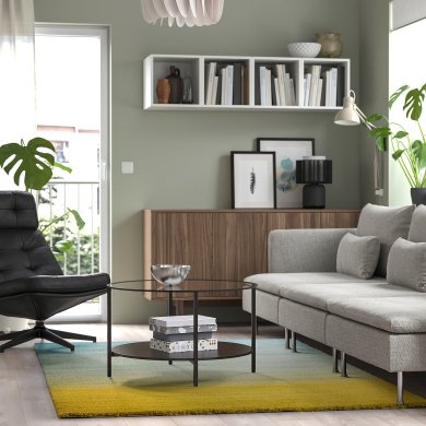 IKEA Ковер HOTELLRUM 160х230 см Зелено-желтый (ИКЕА ОТЕЛЬРУМ) 40571154 фото - 6