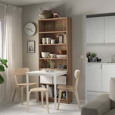 IKEA Стелаж зі столом BILLY Дуб (ИКЕА БИЛЛИ) 49563932 фото - 2