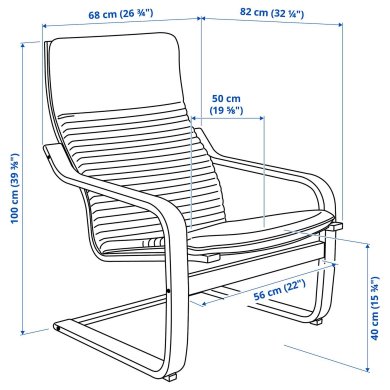 IKEA POANG (ИКЕА ПОАНГ) 49625020 фото - 3