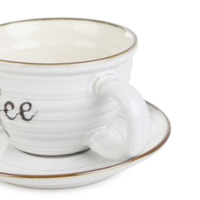 Чашка с блюдцем Homla MOSHA 100 мл Принт - 3 Чашка с блюдцем Homla MOSHA 100 мл Принт 227791 фото - 3