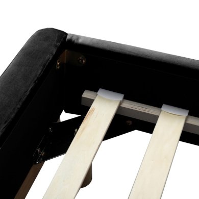 Ліжко Homla KARALIUS Welur 160x200 см Чорний - 5 Ліжко Homla KARALIUS Welur 160x200 см Чорний 212487 фото - 5