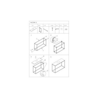 Консоль Signal HILTON C Серебристый HILTONCS фото - 3