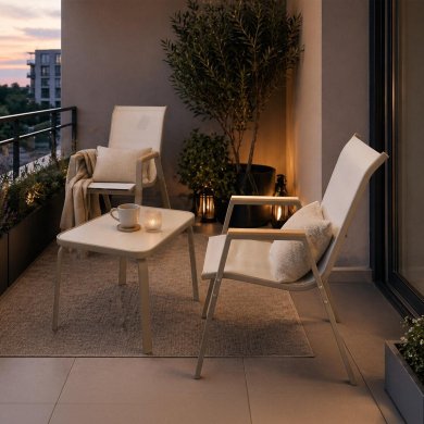 Комплект садовой мебели Kontrast MALAGA WOOD Бежевый Meb000084 фото - 7