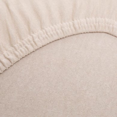 Простынь на резинке Homla CLAIRE 90x200 см Бежевый 209802 фото - 3