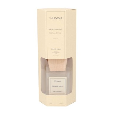 Дифузор Homla ROYAL FRESH Amber Musk 70 мл | Прозорий / Дерево - 5 Дифузор Homla ROYAL FRESH Amber Musk 70 мл | Прозорий / Дерево 164452 фото - 5