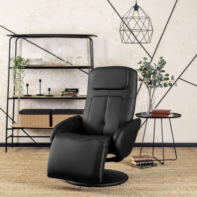 Кресло мягкое раскладное с реклайнером Mebel Elit TONY Черный - 16 Кресло мягкое раскладное с реклайнером Mebel Elit TONY Черный ME.TONY/CZ/E/FW фото - 16