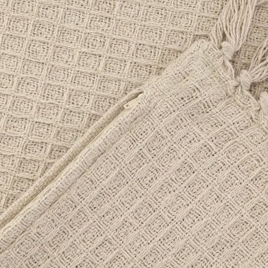 Декоративна наволочка Homla VAFFEL 45х45 см Кремовий - 2 Декоративна наволочка Homla VAFFEL 45х45 см Кремовий 164187 фото - 2