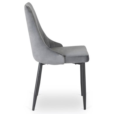 Обідній стілець Mebel Elit BARI Welur Сірий ME.BARI/P/V/K фото - 3