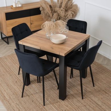 Обеденный стул Mebel Elit CHRIS Welur Черный ME.CHRIS/CZ/CZ/V/K фото - 6