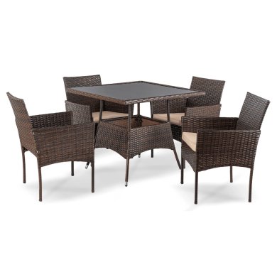 Комплект садових меблів Mebel Elit MORADO Коричневий ME.MORADO/BR/RT/OGR/ZES фото - 2