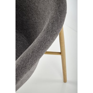 Обідній стілець Halmar K489 Попелястий V-CH-K/489-KR-POPIELATY фото - 9