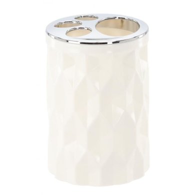 Набор аксессуаров для ванной комнаты Chomik 5 шт Белый OKY4671 фото - 2