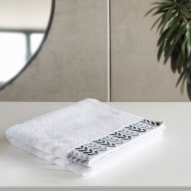 Полотенце для тела Homla ALAIDA 70x130 см Белый - 5 Полотенце для тела Homla ALAIDA 70x130 см Белый 231688 фото - 5