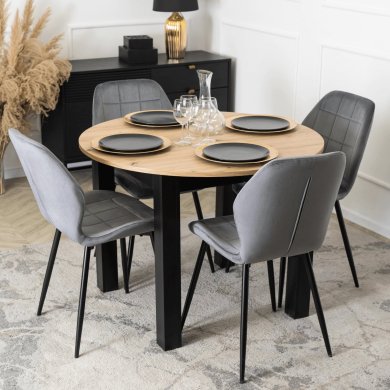 Обідній стілець Mebel Elit IRYS Welur Сірий ME.IRYS/P/V/K фото - 6