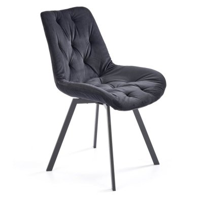 Обідній стілець поворотний Halmar K519 Чорний V-CH-K/519-KR-CZARNY фото - 4