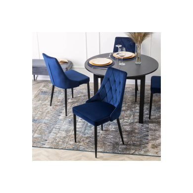 Обеденный стул Mebel Elit CORK Welur Синий ME.CORK/GR/V/K фото - 10