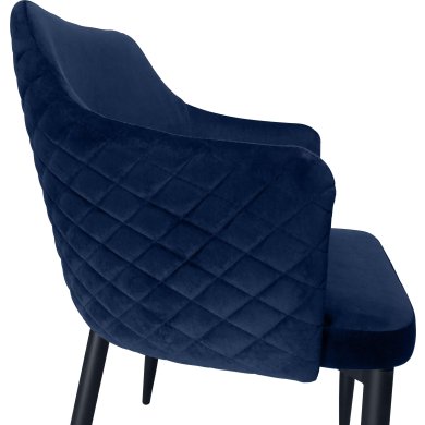 Обеденный стул Signal Astor Velvet Синий ASTORVCGR фото - 6
