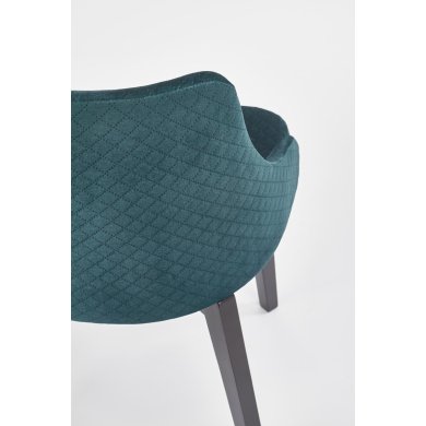 Обідній стілець Halmar Toledo 3 Зелений V-PL-N-TOLEDO_3-CZARNY-MONOLITH37 фото - 8