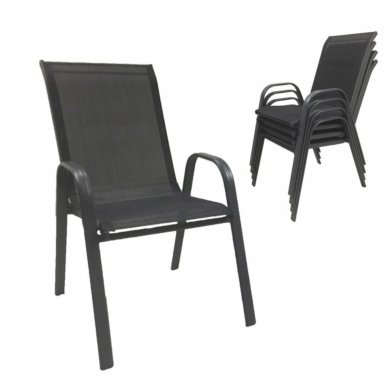 Садовый стул Kontrast MAJORKA Черный - 2 Садовый стул Kontrast MAJORKA Черный 5.03.27064 фото - 2