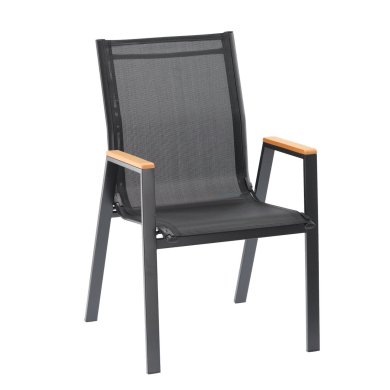 Cадовый стул Garden Line RIT9507 Черный - 4 Cадовый стул Garden Line RIT9507 Черный RIT9507 фото - 4