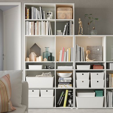 IKEA Стеллаж VIHALS Белый (ИКЕА ВИХАЛС) 70483274 фото - 5