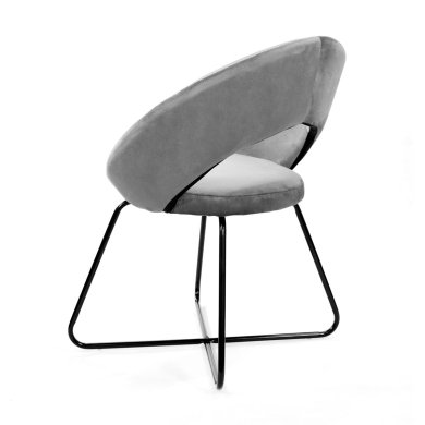 Обідній стілець Homla JARED Welur Сірий 214203 фото - 3