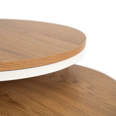 Комплект журнальних столів Mebel Elit DANIELLE 2 шт Дуб ME.DANIELLE/D/B/L фото - 4