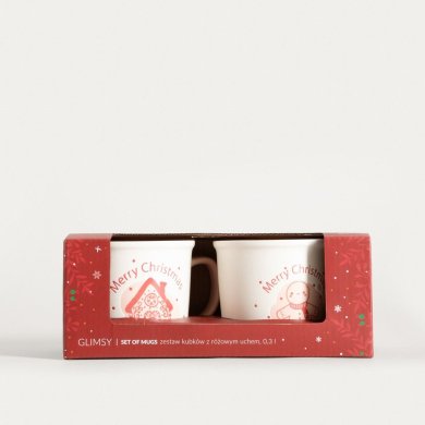 Набір кружок Homla GLIMSY 300 мл 2 шт Принт 242037 фото - 5