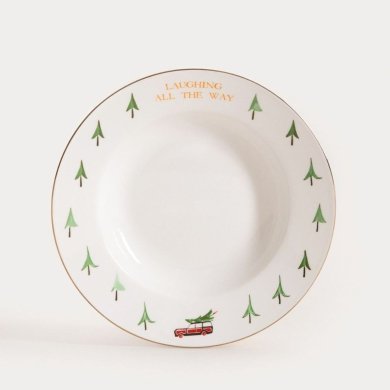 Набор тарелок Homla ZAPHIRA 12 шт Принт 242140 фото - 3