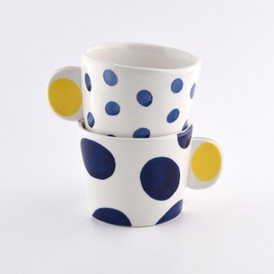 Кухоль Duka Sol 300 мл | Жовтий/Синій/Білий 1219808 фото - 4