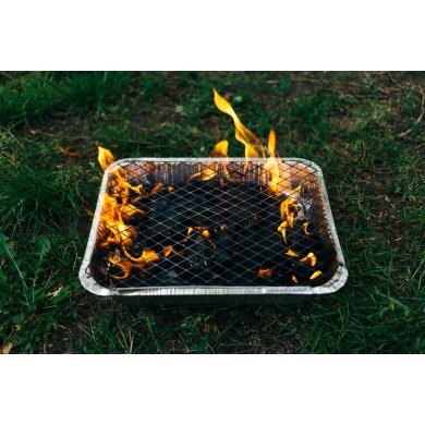 Одноразовый угольный гриль Garden Line BBQ3681 Серебристый - 11 Одноразовый угольный гриль Garden Line BBQ3681 Серебристый BBQ3681 фото - 11