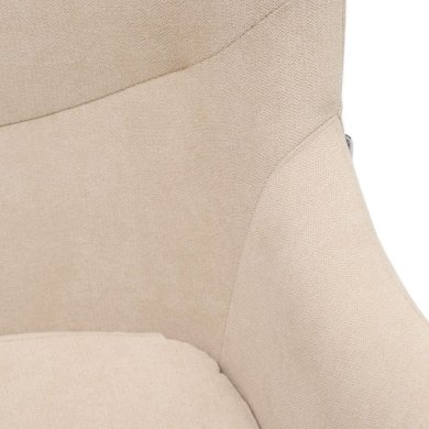 Крісло м'яке Homla SAMMAS Бежевий 211298 фото - 4