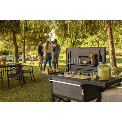 Садовый стол-бар Keter PATIO COOLER Графит - 6 Садовый стол-бар Keter PATIO COOLER Графит 255187 фото - 6