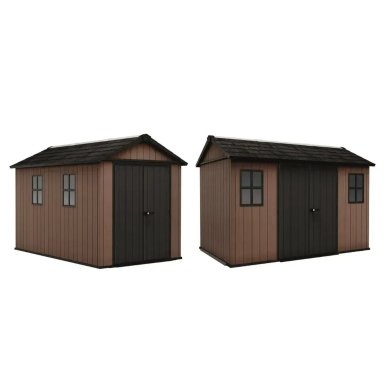 Садовий будиночок Keter NEWTON PLUS 230х350х246 см Коричневий 261861 фото - 3