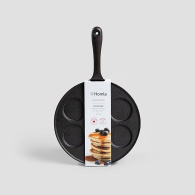 Сковорода для блинов Homla ANDREAS 22 см Черный - 6 Сковорода для блинов Homla ANDREAS 22 см Черный 240510 фото - 6