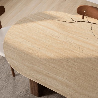 Обеденный стол Mebel Elit DARIO Травертин ME.DARIO/TRAW/O/S фото - 7