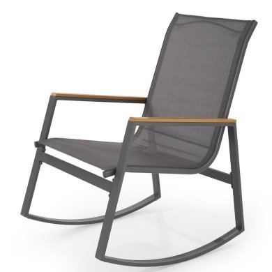 Садовое кресло-качалка Halmar ZLATAN Пепельный - 7 Садовое кресло-качалка Halmar ZLATAN Пепельный V-CH-ZLATAN-KR фото - 7