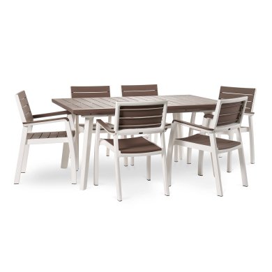 Раскладной садовый стол Keter HARMONY EXTENDABLE Капучино 230758-1 фото - 4