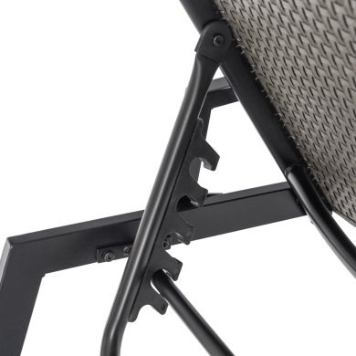 Шезлонг Mebel Elit ROULE Черный ME.ROULE/CZ/RT/OGR/LEZ фото - 7