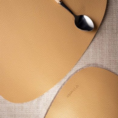 Набір сервірувальних килимків Homla FEMELO 30x38 см 2 шт Бежевий 242216 фото - 5