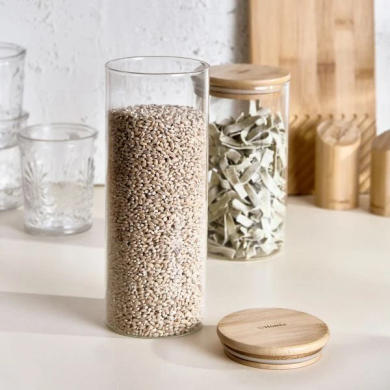 Контейнер Homla ERLE 1,1 л | Прозорий / Дерево - 5 Контейнер Homla ERLE 1,1 л | Прозорий / Дерево 164711 фото - 5