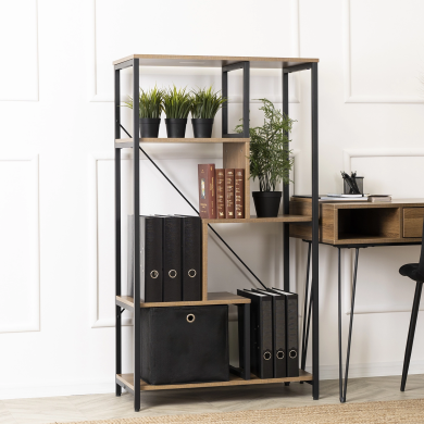 Стелаж Mebel Elit TIM Горіх - 4 Стелаж Mebel Elit TIM Горіх ME.TIM/RU/CZ/REG фото - 4