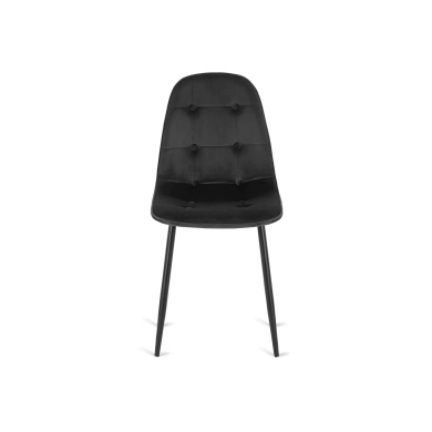 Обідній стілець Mebel Elit ARIS Welur Чорний aris/cza фото - 6