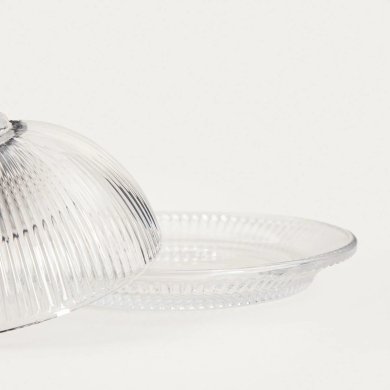 Блюдо с крышкой Homla LYNN 14,4x10 см Прозрачный 243936 фото - 2