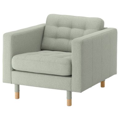IKEA Крісло м'яке LANDSKRONA Світло-зелений (ИКЕА ЛАНДСКРОН) 89269721