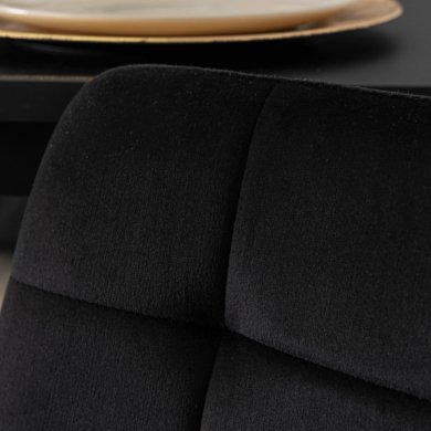 Барный стул Mebel Elit ARIEL Welur Черный - 9 Барный стул Mebel Elit ARIEL Welur Черный ME.ARIEL/CZ/ZL/V/H фото - 9