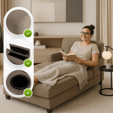 Кресло мягкое Mebel Elit NEO Бежевый - 13 Кресло мягкое Mebel Elit NEO Бежевый ME.NEO/BZ/T/FW фото - 13